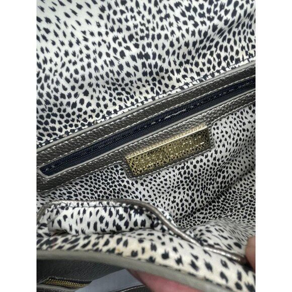 Dream Control clutch handbag purse gold snap front adjustable strap 2 zip READ - Picture 11 of 13